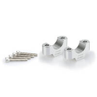 Puig 20mm High Risers For BMW R1200/R1250 Models (Silver)