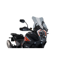 Puig Touring Screen Compatible with KTM Super Adventure R/S 2021 - Onwards (Light Smoke)