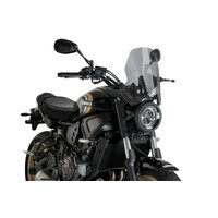 Puig New Generation Sport Screen For Yamaha XSR700 (2021 - Onwards) - Smoke