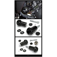 Puig R12 Frame Sliders For Honda CBR1000RR 2008 - 2011 (Black)