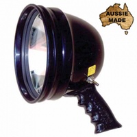 Powa Beam 100w PL145 Black Handheld Spotlight with Halogen 100w Lamp 