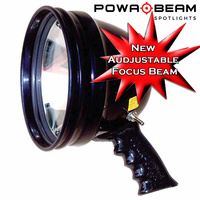 Powa Beam Adjustable Focus PL175 100w Black Handheld Spotlight 